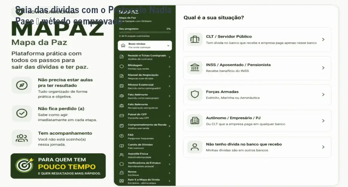 Saia das dívidas com o Protocolo Nadia Pace – método comprovado 1 Saia das dívidas com o Protocolo Nadia Pace – método comprovado