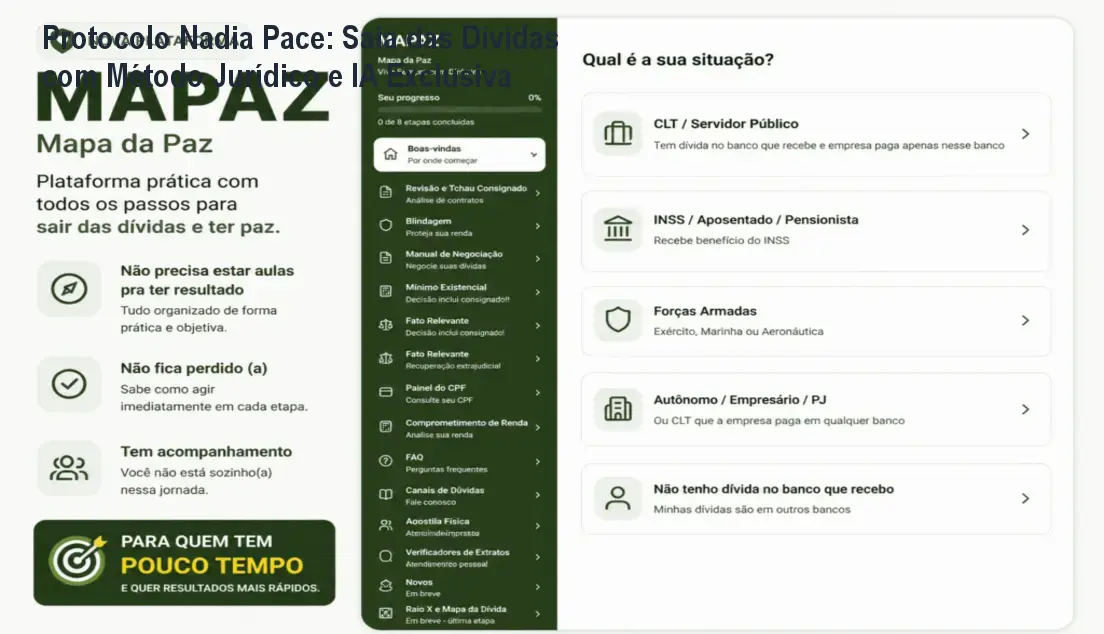 Protocolo Nadia Pace: Saia das Dívidas com Método Jurídico e IA Exclusiva 1 Protocolo Nadia Pace: Saia das Dívidas com Método Jurídico e IA Exclusiva