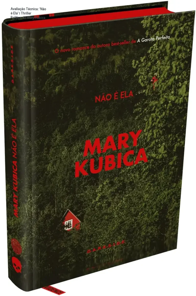 Avaliação Técnica: 'Não é Ela' – Thriller Político de Mary Kubica 5 Capa digital do eBook 'Não é Ela' com suspense em destaque