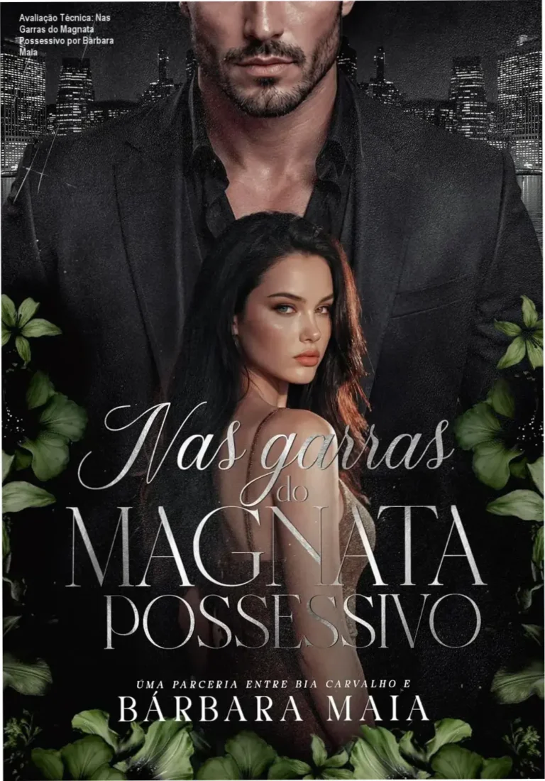 Avaliação Técnica: Nas Garras do Magnata Possessivo por Bárbara Maia 10 Capa do ebook 'Nas Garras do Magnata Possessivo' mostrando o personagem principal com expressao intensa