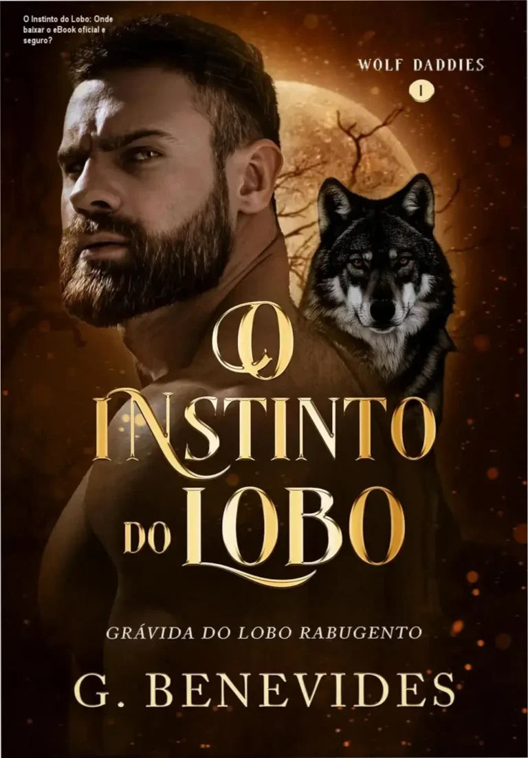 Capa do eBook O Instinto do Lobo com tema de romance paranormal lobisomem