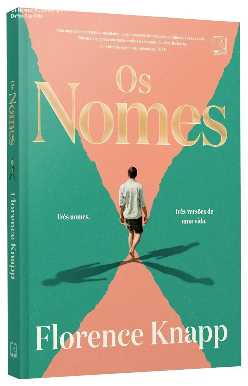 Os Nomes: A Decisão que Define Sua Vida 1 Capa do livro 'Os Nomes' por Florence Knapp mostrando a família de três gerações com expressões emocionadas