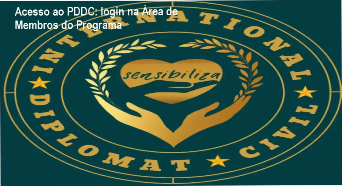 PDDC Sensibiliza login área de membros plataforma do aluno