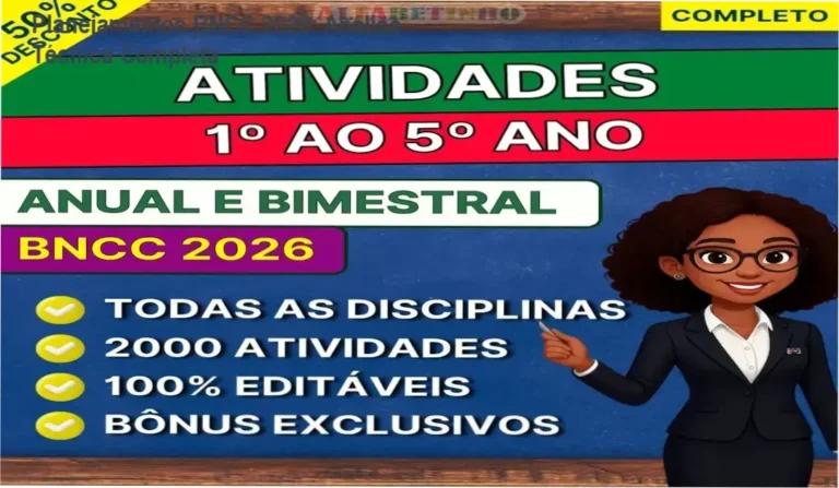 Planejamentos BNCC 2026 bastidores, funcionamento interno e visão detalhada