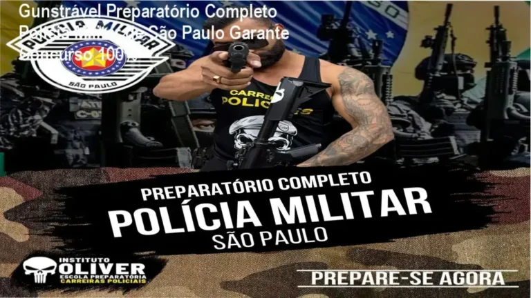 Curso para emprego PMSP com benefícicos comprovados e avaliado por instituições respeitadas