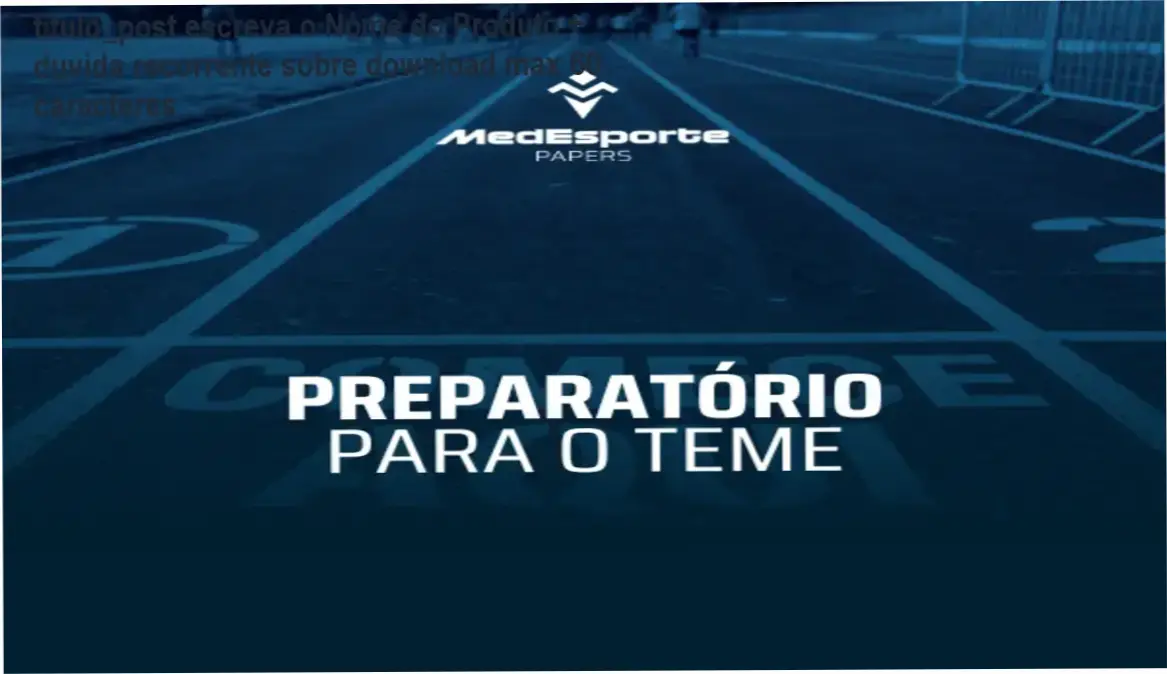 Curso online focado na prova do TEME com aulas objetivas e revisões para médicos especializados em Medicina do Exercício e do Esporte
