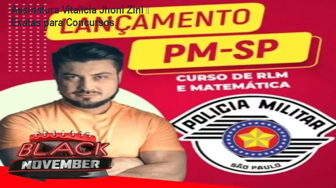 Assinatura Vitalícia Jhoni Zini – Exatas para Concursos 1 Assinatura Vitalícia Jhoni Zini – Exatas para Concursos
