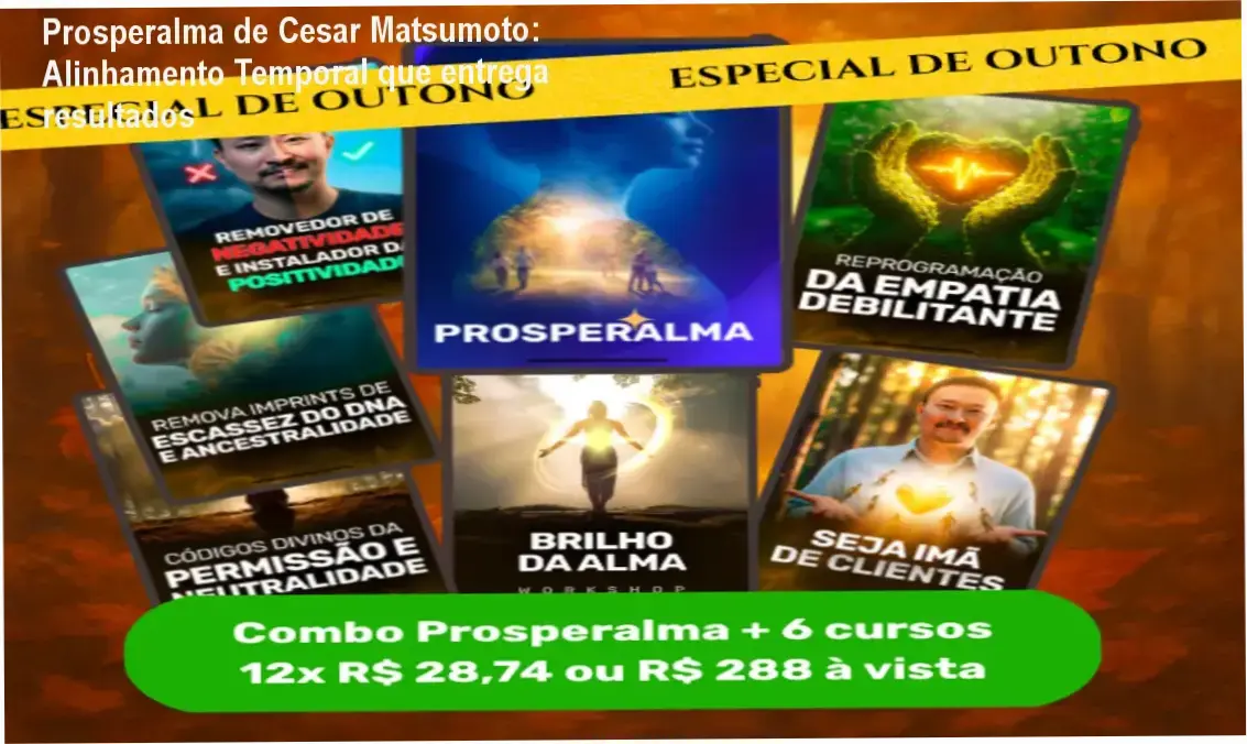 Prosperalma de Cesar Matsumoto: Alinhamento Temporal que entrega resultados 1 Prosperalma de Cesar Matsumoto – alunos espiritualizados buscando prosperidade material