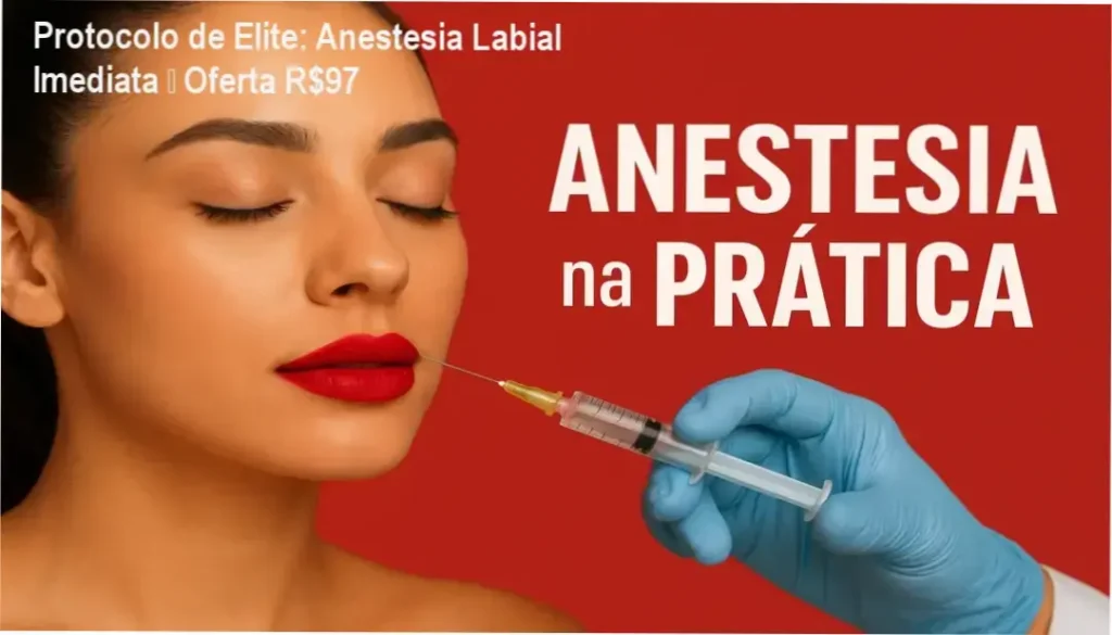 Protocolo de Elite: Anestesia Labial Imediata – Oferta R$97 1 Protocolo de Elite Anestesia Labial Imediata – Dra. Barbara Ribeiro, referência em HOF, confiança total