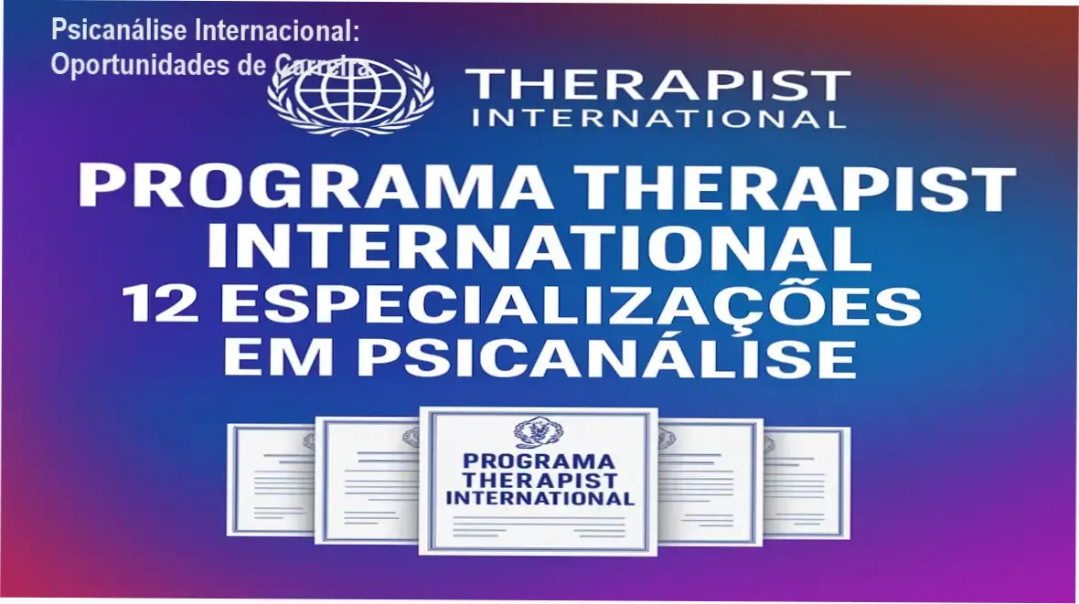 Formação Internacional em Psicanálise Clínica – carreira e aplicação prática