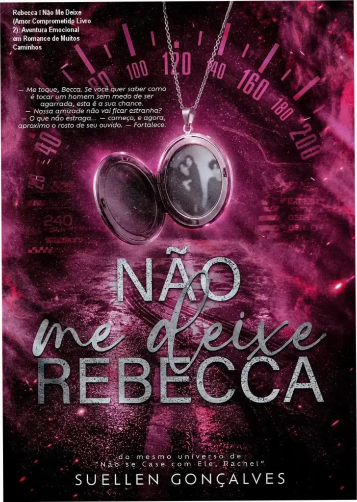 Rebecca – Não Me Deixe (Amor Comprometido Livro 2): Aventura Emocional em Romance de Muitos Caminhos 1 Capa digital do ebook 'Não Me Deixe - Amor Comprometido Livro 2' com ilustração de covers romance contemporâneo
