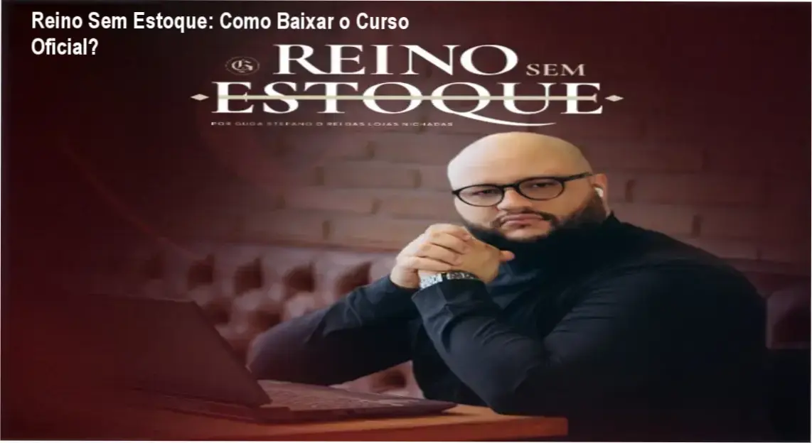 Tela mostrando o botão de acesso ao curso Reino Sem Estoque no site oficial