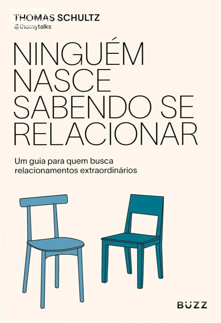 Capa do ebook 'Ninguém nasce sabendo se relacionar', com destaque para o título e subtítulo sobre relacionamentos extraordinários em um relacionamento saudável.