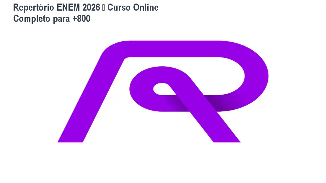 Repertório ENEM 2026 – Curso Online Completo para +800 1 Repertório ENEM 2026 – Curso Online Completo para +800