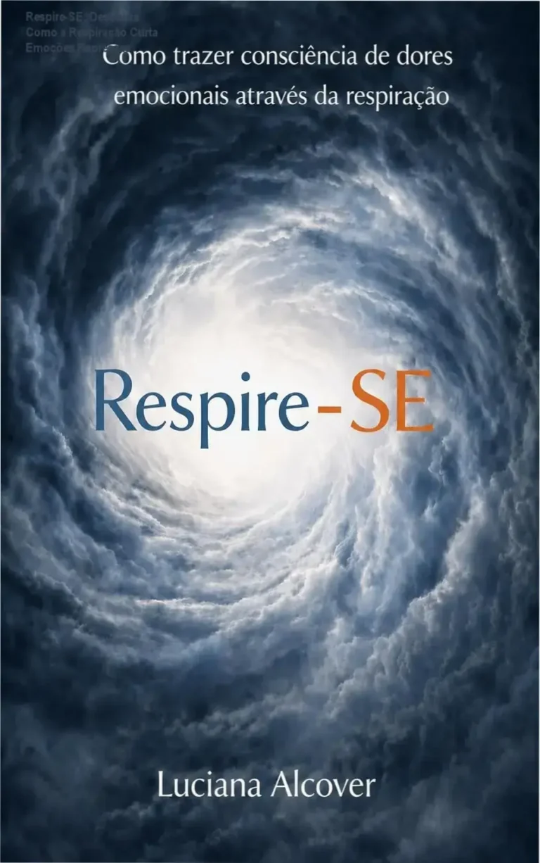 Capa do livro Respire-SE com título principal sobre respiração guiada para cura emocional