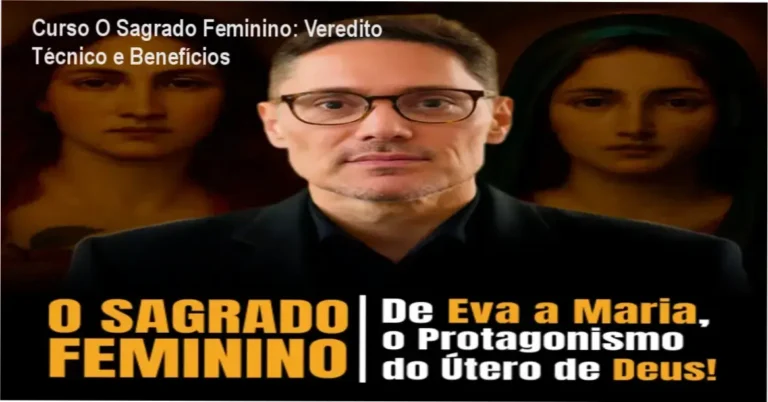 Imagem promocional do curso O Sagrado Feminino com destaque para cupom de desconto