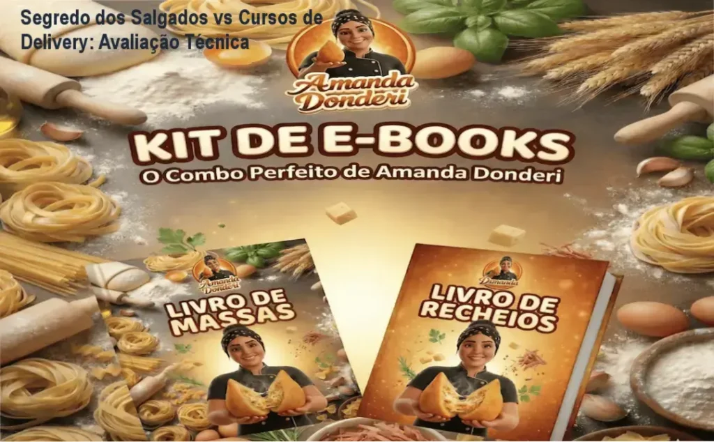Segredo dos Salgados da Amanda comparado a cursos concorrentes e alternativas de delivery