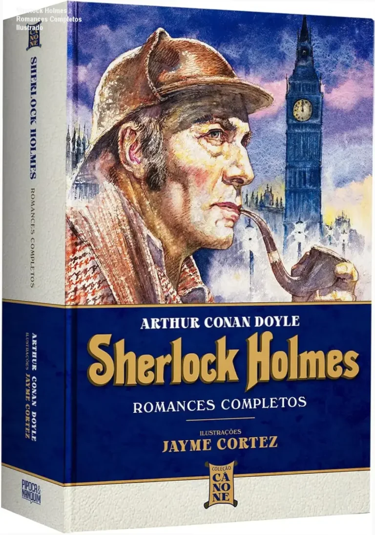 Sherlock Holmes – Romances Completos Ilustrado 3 Ilustração do livro Sherlock Holmes – Romances Completos ilustrado por Jayme Cortez