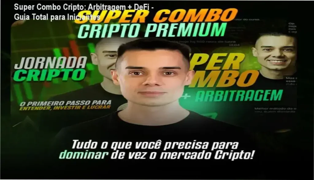 Super Combo Cripto: Arbitragem + DeFi - Guia Total para Iniciantes 1 Desenho técnico do combo cripto com destaque para as seções de arbitragem e DeFi