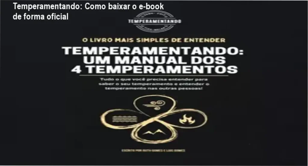 Capa do e-book Temperamentando com os quatro temperamentos representados