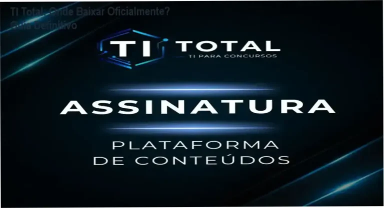 Captura da página oficial de download do curso TI Total