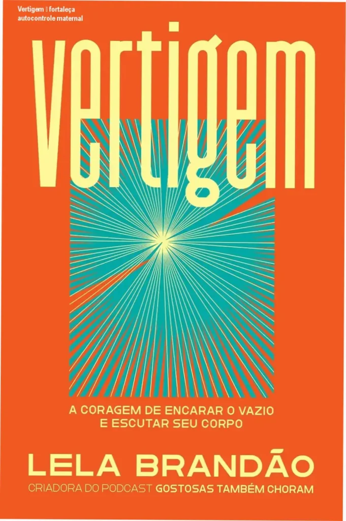 Vertigem – fortaleça autocontrole maternal 1 Capa de Vertigem de Lela Brandão, mostrando a mulher em um ambiente sereno e reflexivo