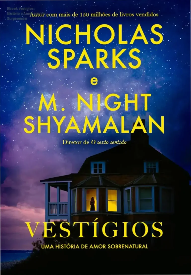 Capa do ebook Vestígios: romance de suspense com Nicholas Sparks e M. Night Shyamalan