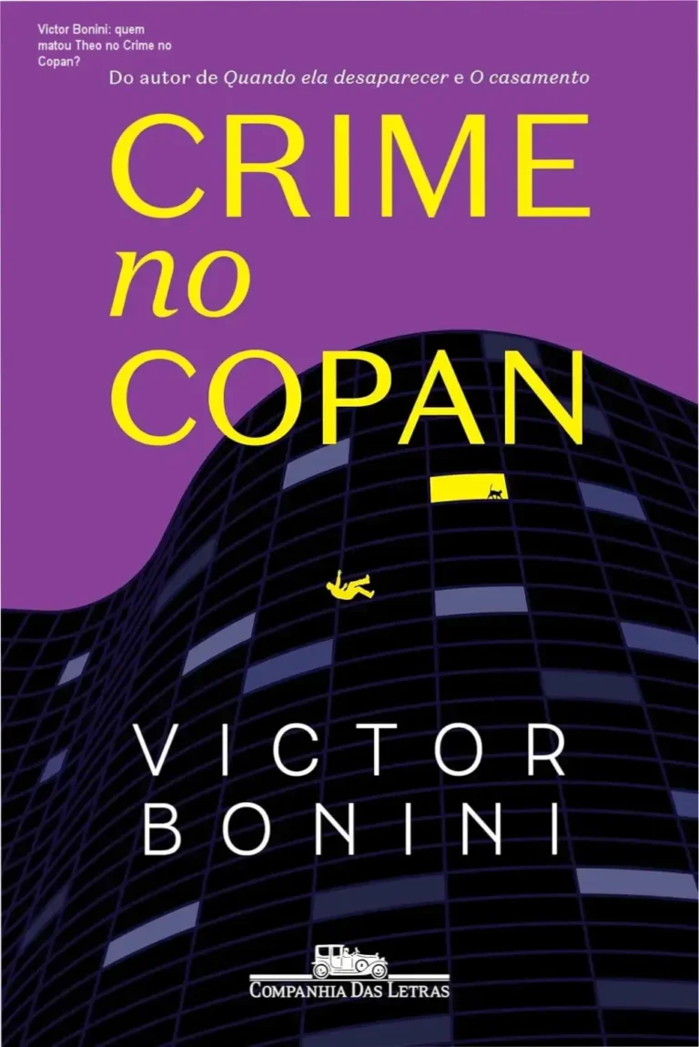 Victor Bonini: quem matou Theo no Crime no Copan? 8 Capa do eBook Crime no Copan de Victor Bonini com o edifício Copan ao fundo