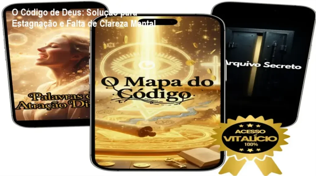 Imagem ilustrando a transformação pessoal através do Código de Deus com técnicas de reprogramação mental.