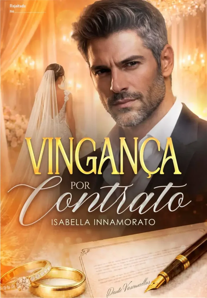 Rejeitada no................................ 1 Mulher determinada segurando a capa do eBook Vingança por Contrato