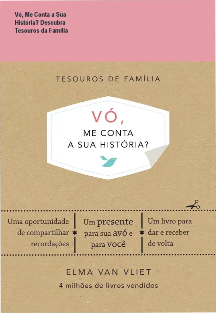 Vó, Me Conta a Sua História? Descubra Tesouros da Família 1 Capa do livro 'Vó, Me Conta a Sua História?' com destaque para as letras maiores da edição em português
