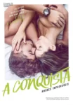 Capa do livro A Conquista de Elle Kennedy, parte da série Amores Improváveis
