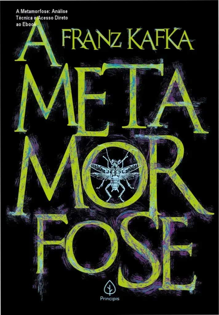 Capa digitalista do ebook 'A Metamorfose: Die Verwandlung' de Franz Kafka com destaque para o título e autoria do autor.