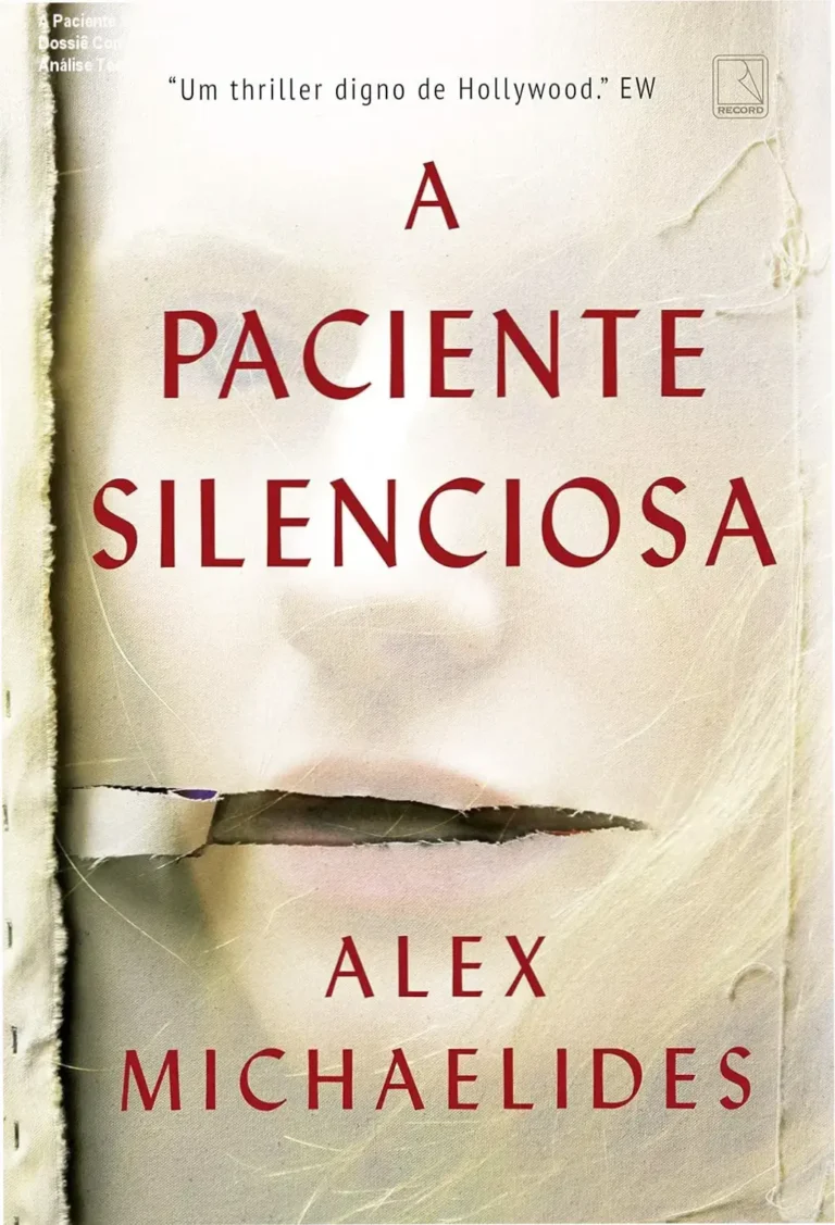 A Paciente Silenciosa: Dossiê Completo e Análise Técnica 19 Capa do livro A Paciente Silenciosa de Alex Michaelides em ambiente de leitura
