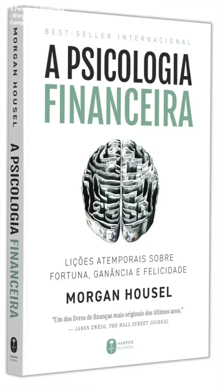 Capa do livro A Psicologia Financeira de Morgan Housel em formato digital