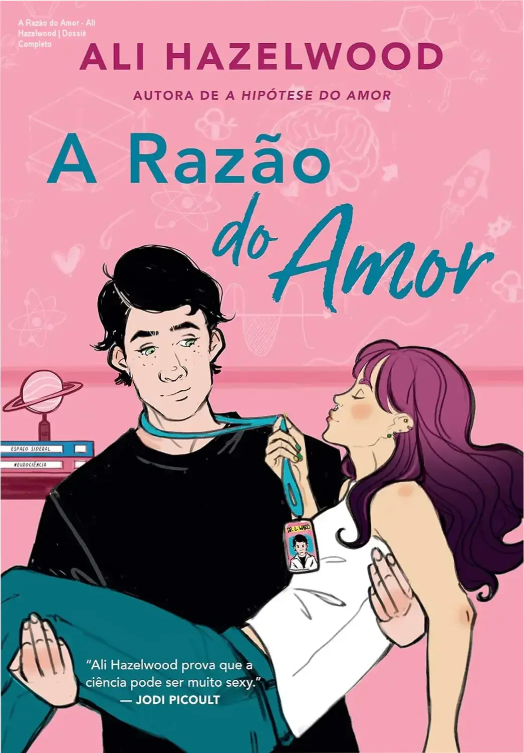 A Razão do Amor - Ali Hazelwood | Dossiê Completo 1 Capa do ebook A Razão do Amor de Ali Hazelwood em um dispositivo digital