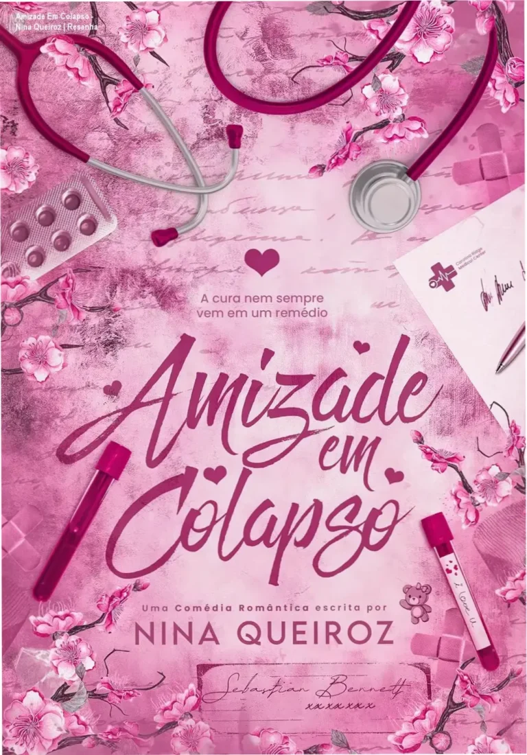 Amizade Em Colapso - Nina Queiroz | Resenha 1 Capa do eBook Amizade Em Colapso de Nina Queiroz com destaque para a química entre protagonista e Sebastian