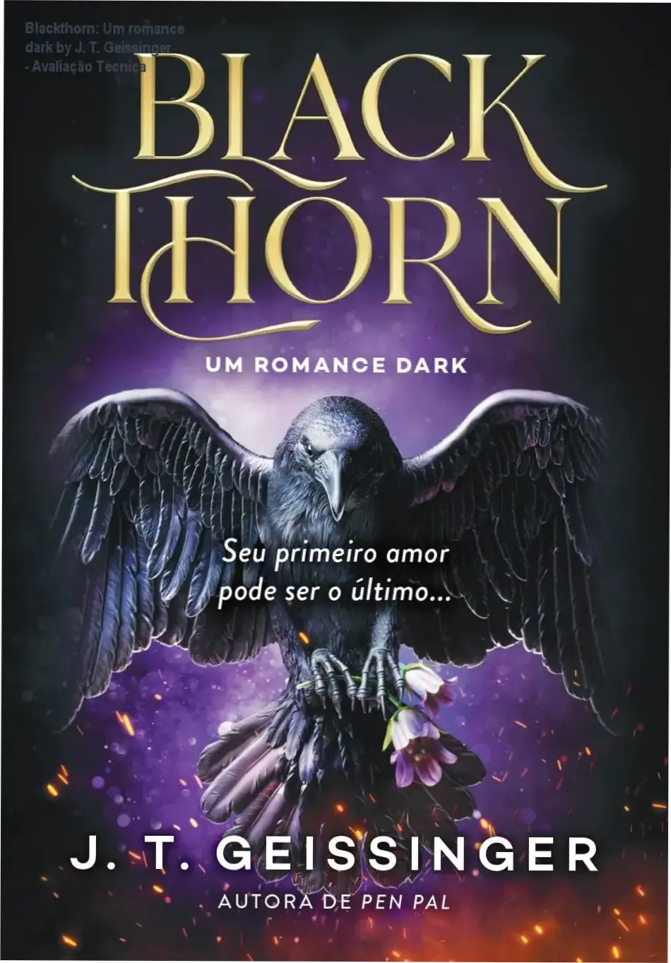 Capa do livro Blackthorn: Um romance dark - edição digital disponível