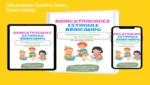 Página interna do e-book Brincatividades mostrando atividades de estímulo sensorial para crianças
