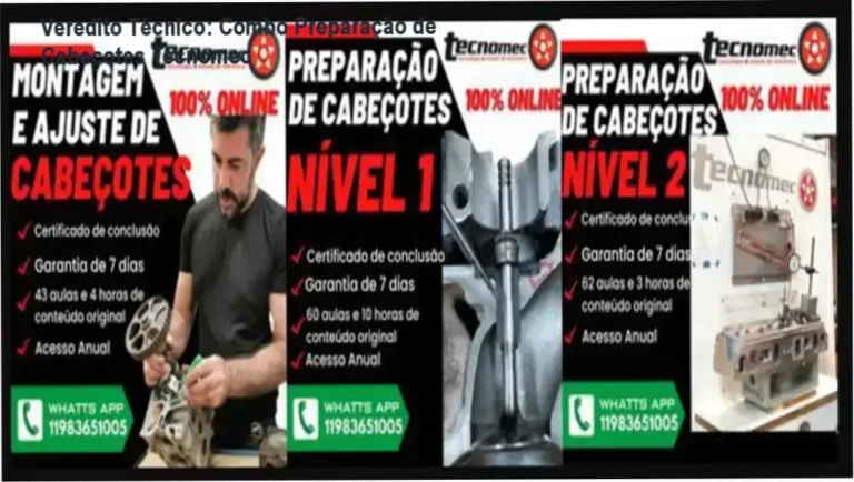Combo Preparação de Cabeçotes Tiago Jorge: bastidores da bancada de fluxo e usinagem