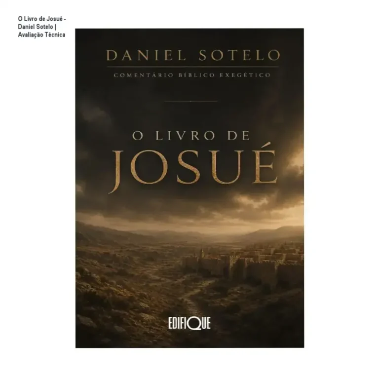 O Livro de Josué - Daniel Sotelo | Avaliação Técnica 9 Capa do livro Comentário Bíblico Exegético O Livro de Josué de Daniel Sotelo
