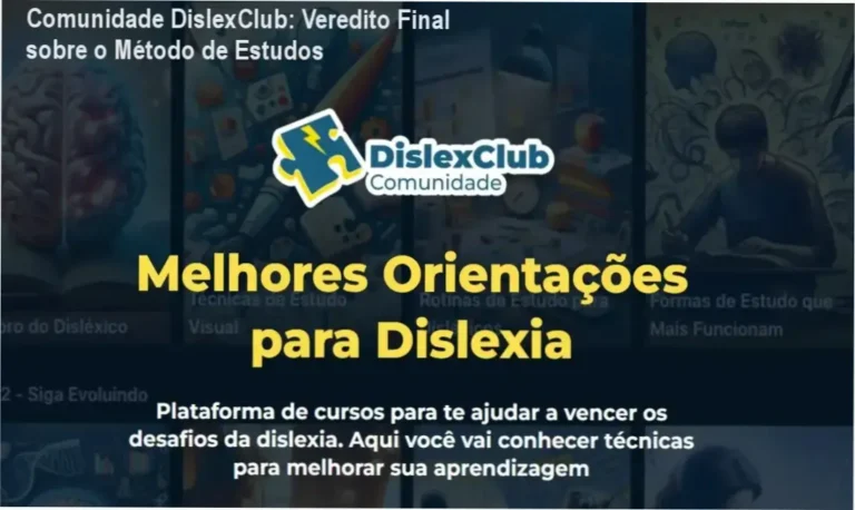 Comunidade DislexClub: Veredito Final sobre o Método de Estudos 1 Comunidade DislexClub de Pippo e Dra. Maria Virginia: visão interna da plataforma e funcionamento