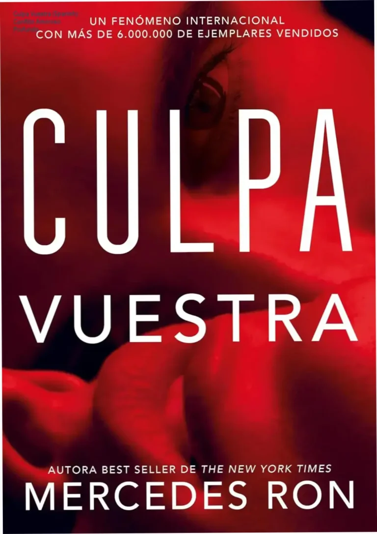 Capa do ebook Culpa Vuestra de Mercedes Ron, com destaque para os personagens envolvidos no conflito amoroso