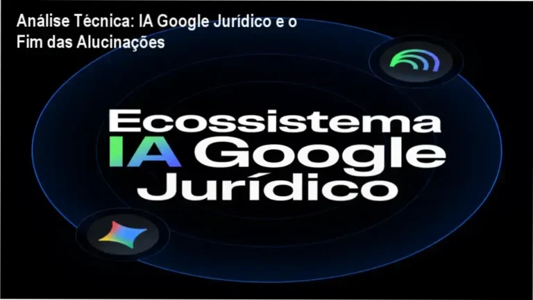 Análise Técnica: IA Google Jurídico e o Fim das Alucinações 1 Curso Ecossistema IA Google Jurídico Inovajur: visão interna do método e ferramentas