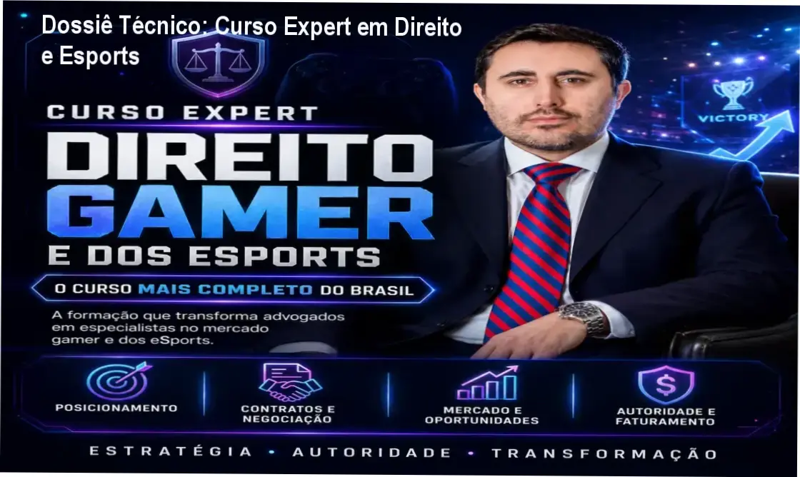 Dossiê Técnico: Curso Expert em Direito e Esports 1 Curso Expert em Direito e Esports de Hélio Zwicker: visão interna dos módulos e materiais