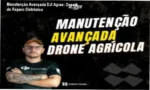 Curso Avançado de Manutenção de Drones Agrícolas: visão interna de reparo de placas e BMS