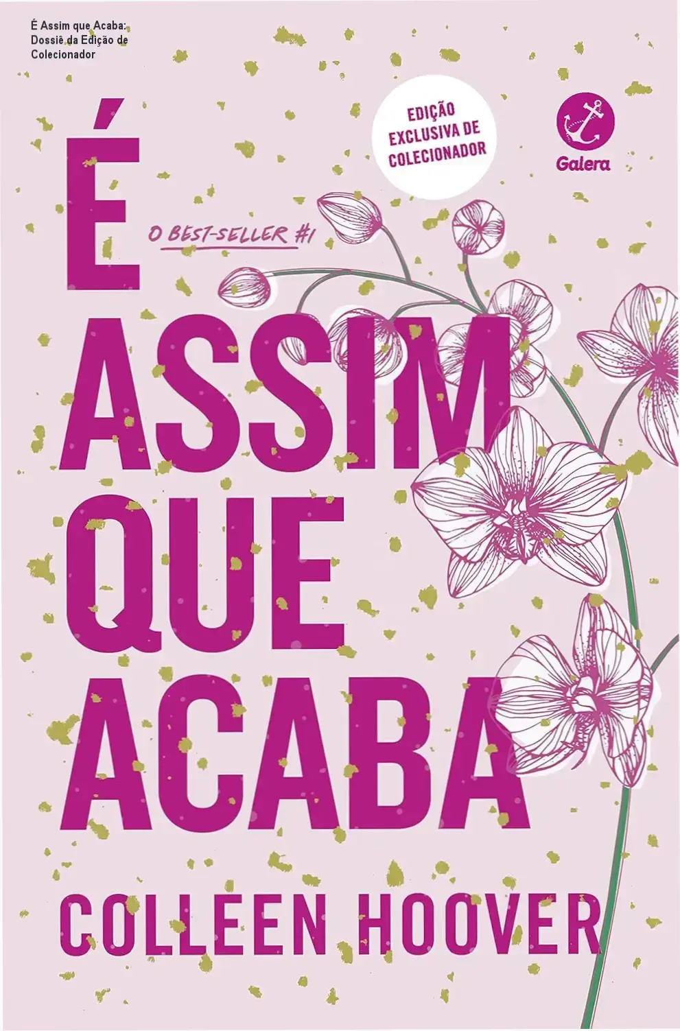Capa do eBook É Assim que Acaba de Colleen Hoover em formato digital Kindle