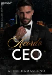 Capa do eBook Acordo com o CEO de Aline Damasceno exibida em um Kindle
