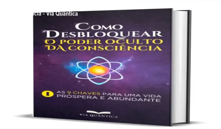 Capa do ebook Como Desbloquear o Poder Oculto da Consciência da Via Quântica sobre expansão mental