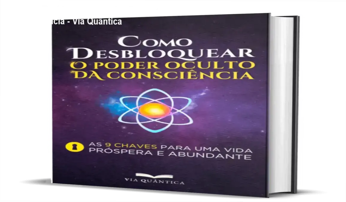 Capa do ebook Como Desbloquear o Poder Oculto da Consciência da Via Quântica sobre expansão mental